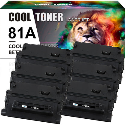 6PACK CF281A Toner Cartridge for HP Enterprise M605X M606DN M606X MFP M630f 81A
