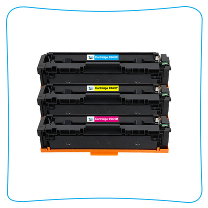 3 XL 054H Toner Compatible for Canon CRG 054 MF641cw MF642cdw MF644cdw LBP622cdw