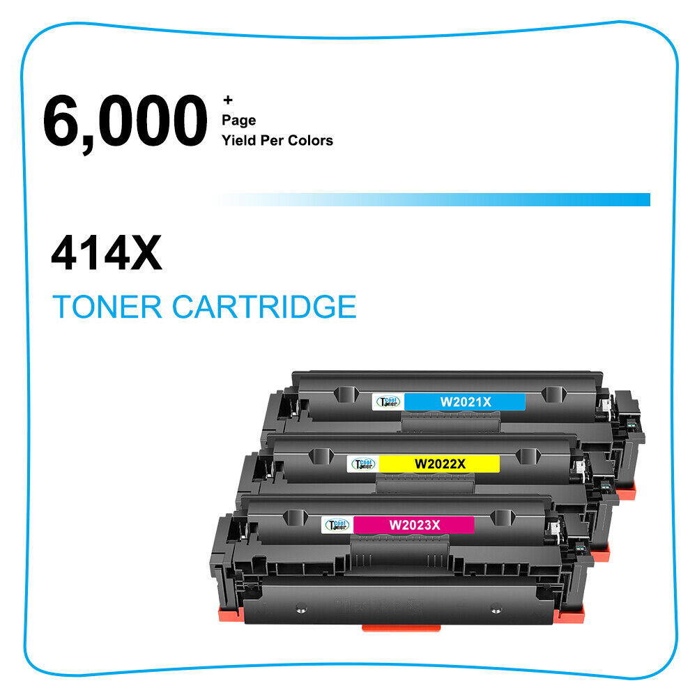 W2020X Toner Compatible with HP 414X MFP M479dw M454dw M454 M479 WITH CHIP