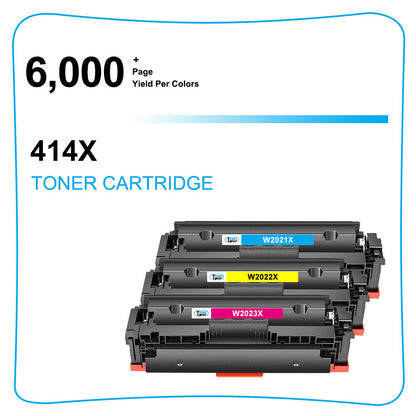 W2020X Toner Compatible with HP 414X MFP M479dw M454dw M454 M479 WITH CHIP