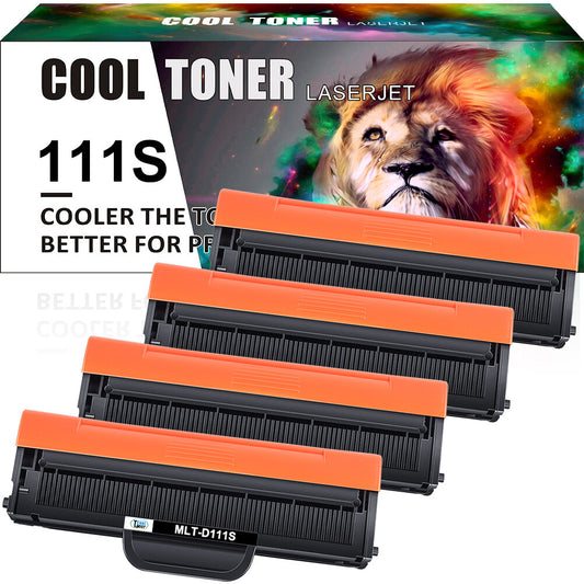 4-Pack 4Pk MLT-D111S 111s Toner Cartridge For Samsung Xpress M2020W M2070FW