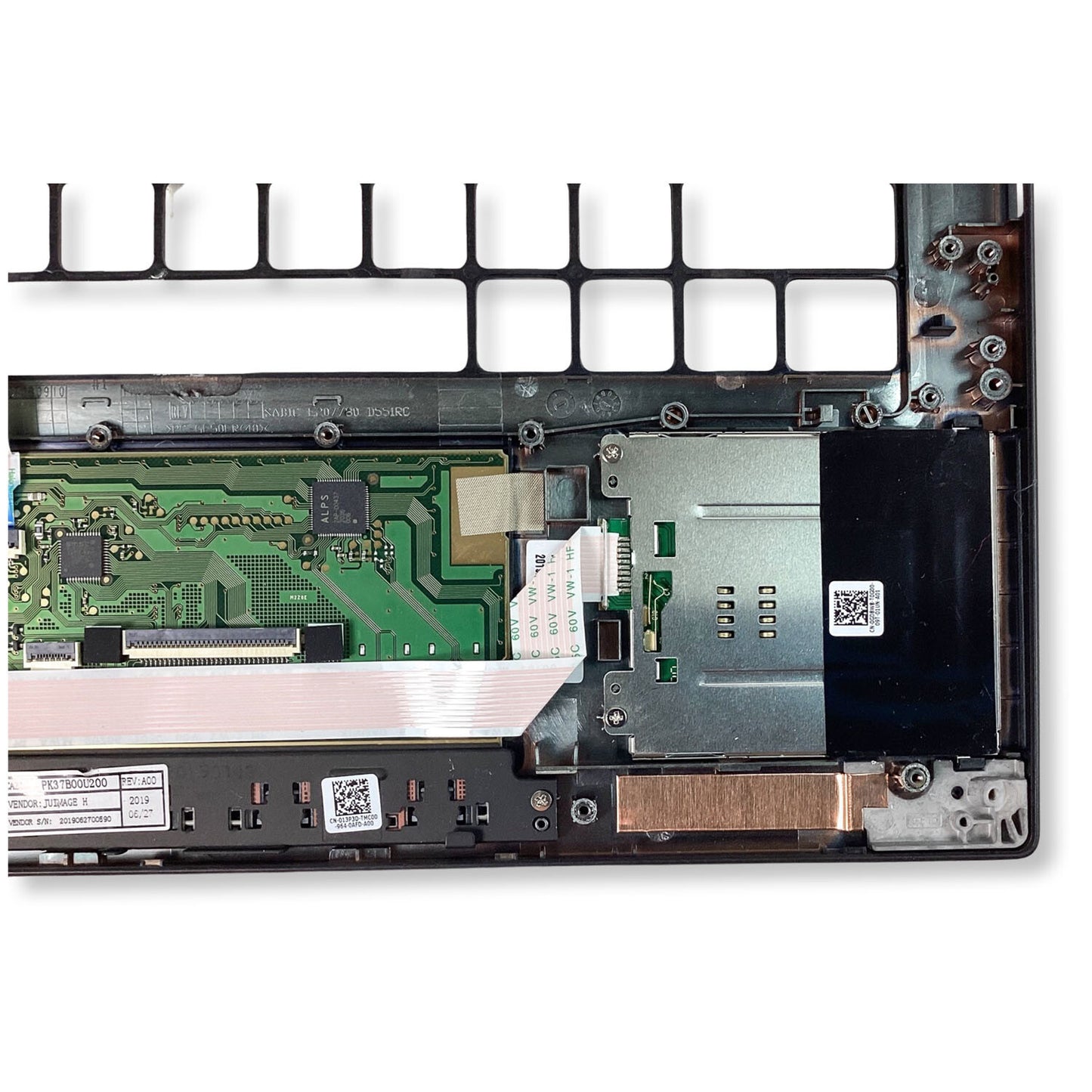 Genuine Dell Latitude E7280 Palmrest & Touchpad W/ Fingerprints VJTNJ 0VJTNJ