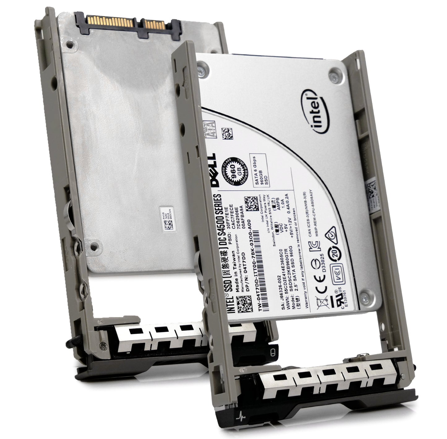 Dell 04T7DD DC S4500 960GB SATA 6Gb/s 2.5" Enterprise SSD w/G13 Tray