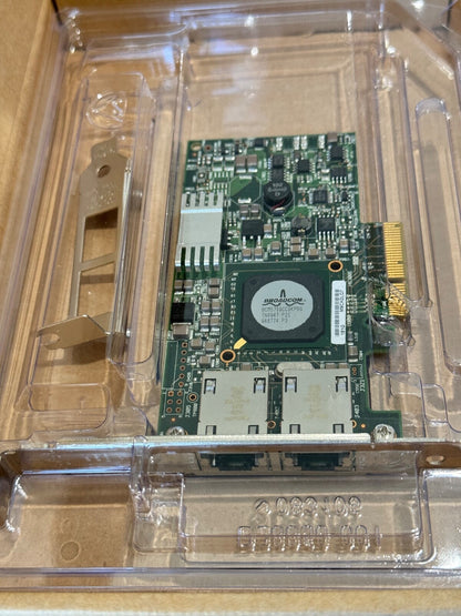 DELL Broadcom BCM5709CC0KPBG 0F169G PCI Express Dual Port Gigabit Ethernet Card