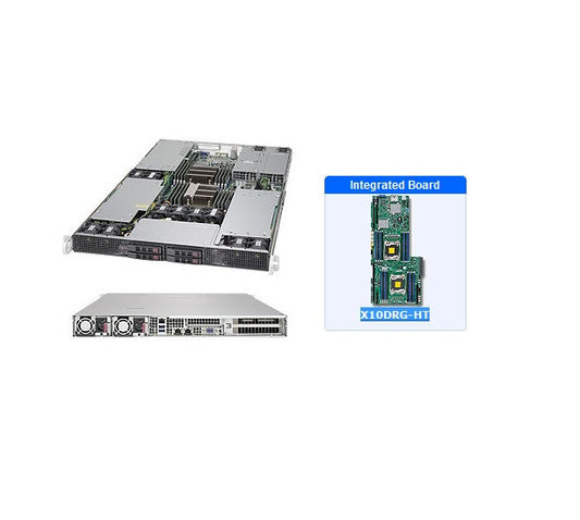 SuperMicro SYS-1028GR-TRT 1U Server with X10DRG-HT Motherboard