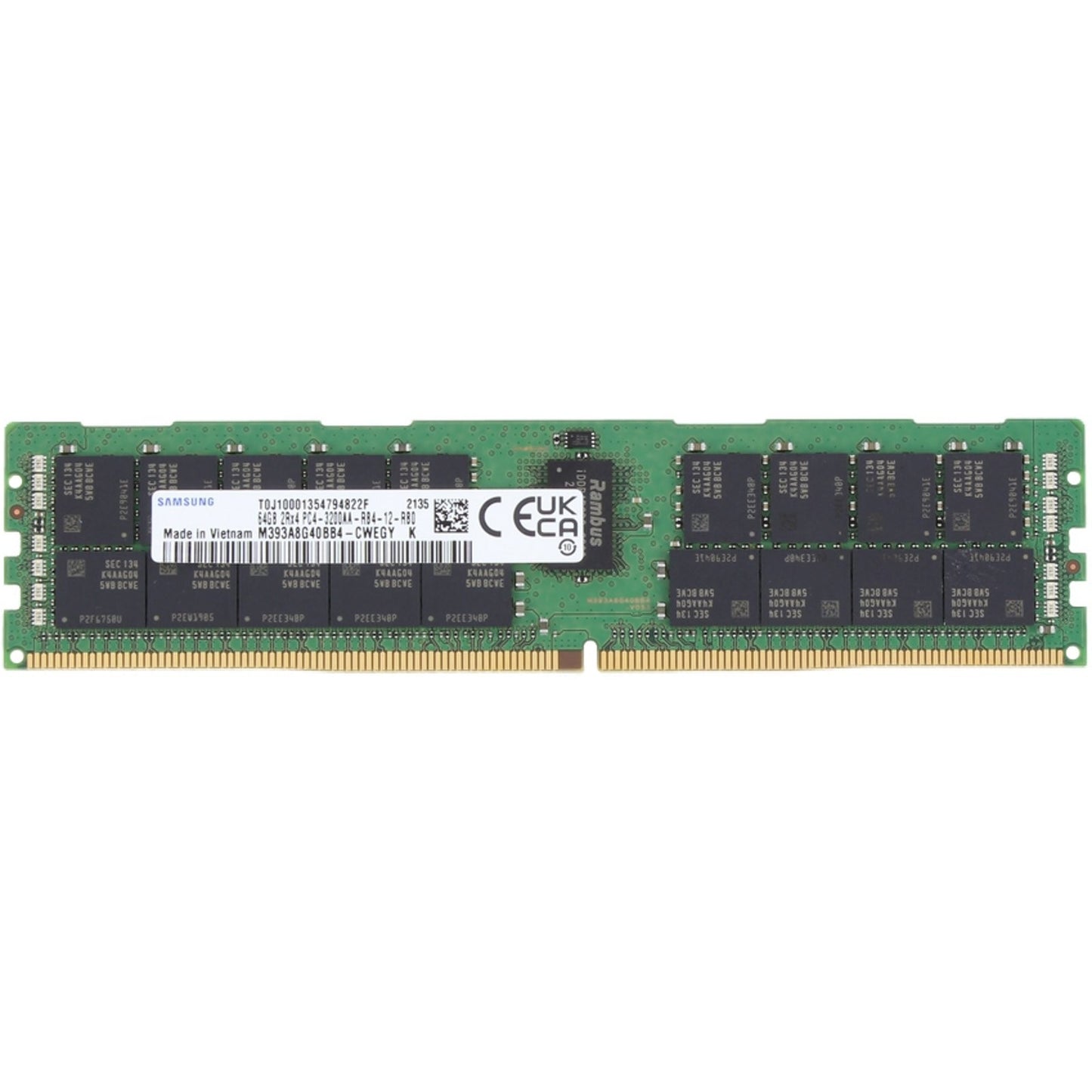 Samsung 64GB 2Rx4 RDIMM- 3200MT/s (M393A8G40BB4-CWE-OSTK)