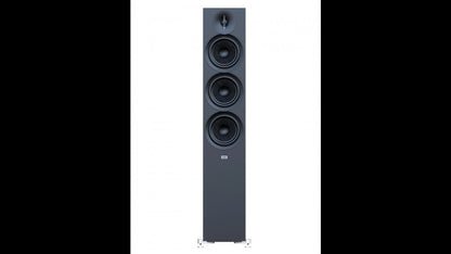 ELAC Debut 3.0 3-Way DF63 6.5" Floorstanding Speaker for Home Theater, Black Eac