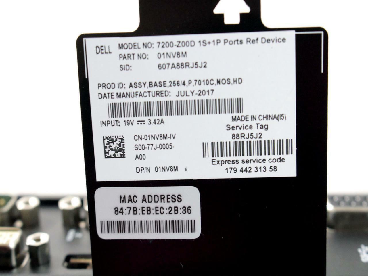Dell Wyse Dx0D - 5010 Thin Client AMD G-T48E 1.40 GHz 4 GB 16 GB SSD K98G5