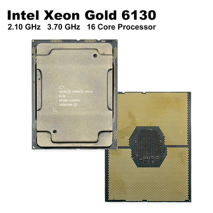 Intel Xeon Gold 6130 2.1GHz 16-Core CPU - 3.7GHz Turbo SR3B9 - High Performance