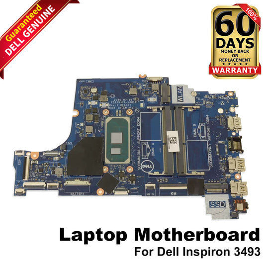 Dell Inspiron 3501 3493 3593 Motherboard i3-1005G1 1.20GHz 2-Core LA-J081P TW31C