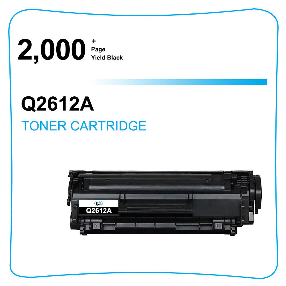 COOLTONER 10PK Q2612A 12A Toner Cartridges Fits for HP LaserJet 1015 1018 1020
