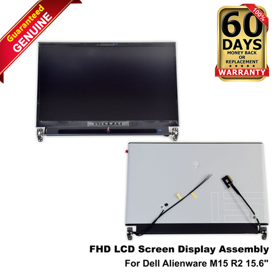 Dell Alienware m15 R2 15.6" FHD 144Hz LCD Display Assembly w/ Tobii - NN19Y