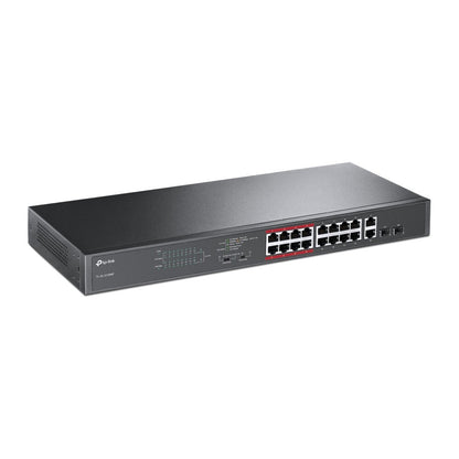 TP-Link TP-Link 16 Port 10/100Mbps Fast Ethernet PoE Switch TL-SL1218MP