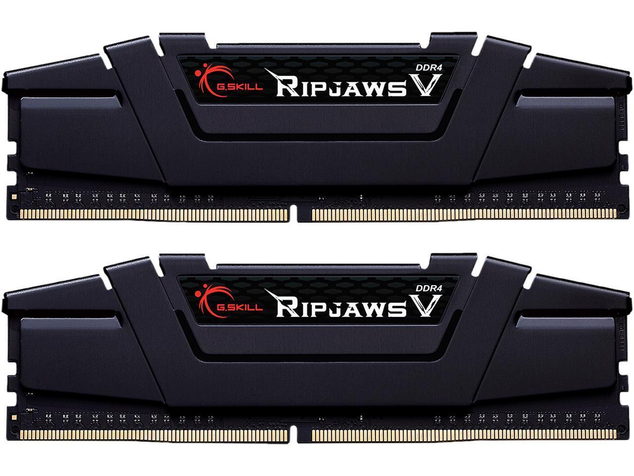 G.SKILL Ripjaws V Series 32GB (2 x 16GB) DDR4 3600 (PC4 28800) F4-3600C18D-32GVK