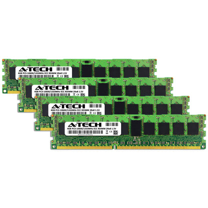 16GB(4X 4GB) DDR3 ECC REG. 2Rx8 PC3 1333 Memory For DELL PowerEdge T310, R310 (NOT FOR HOME PC)