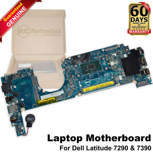 Dell Latitude 7290 7390 Motherboard Core i5-7300U 2.6GHz DAZ20 LA-F312P T64M2