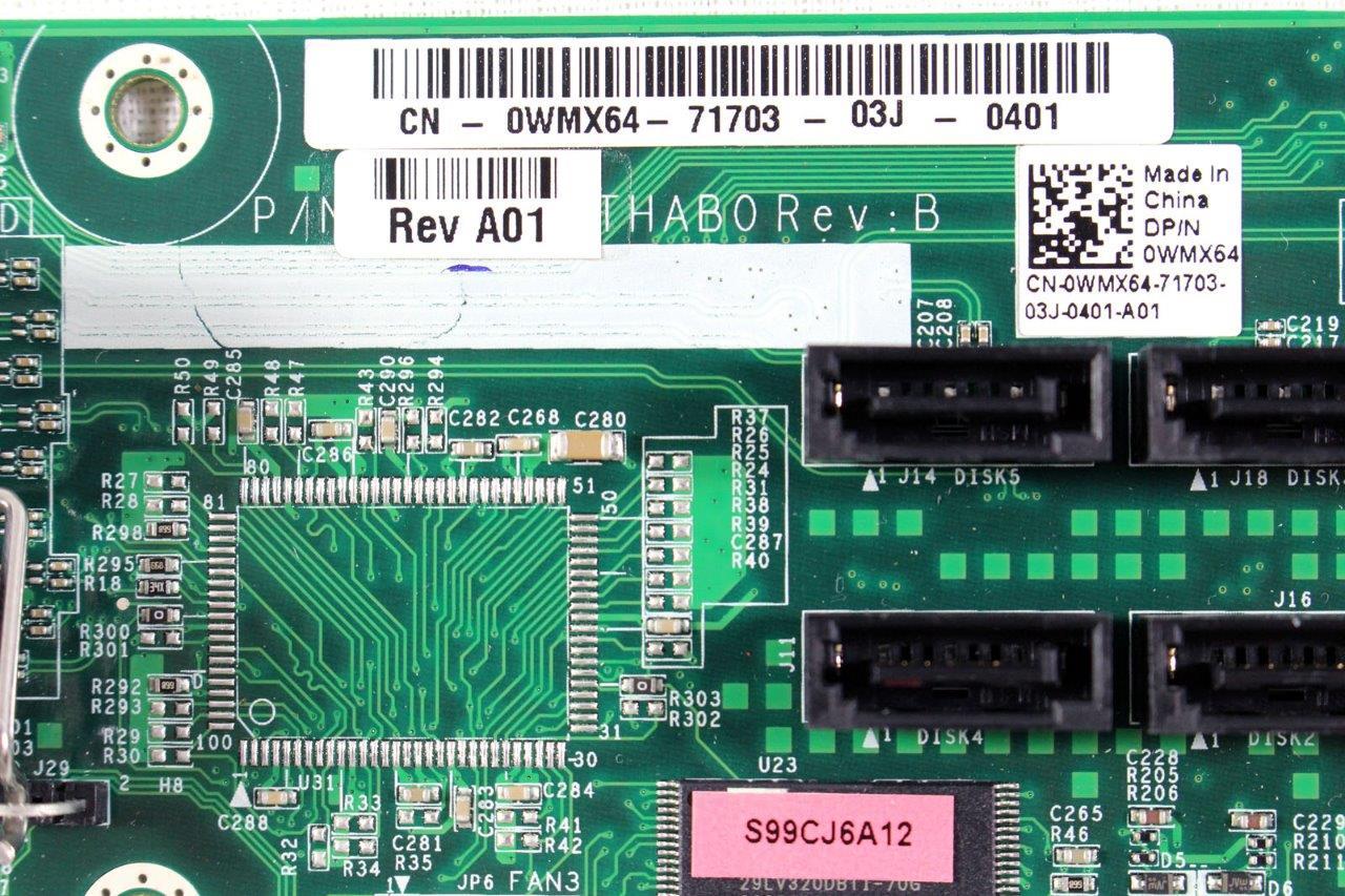 New OEM Dell PowerEdge C1100 2.5" Hard Drive System Expander Board WMX64