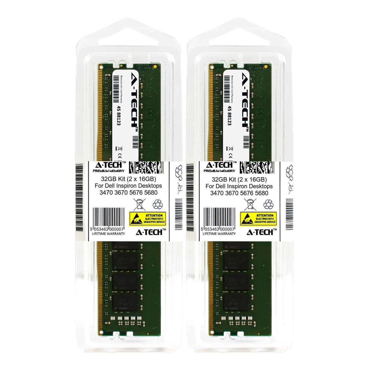 32GB 2x16GB DELL INSPIRON 3470 3670 5676 5680 T3470 T3670 T5676 T5680 Memory RAM