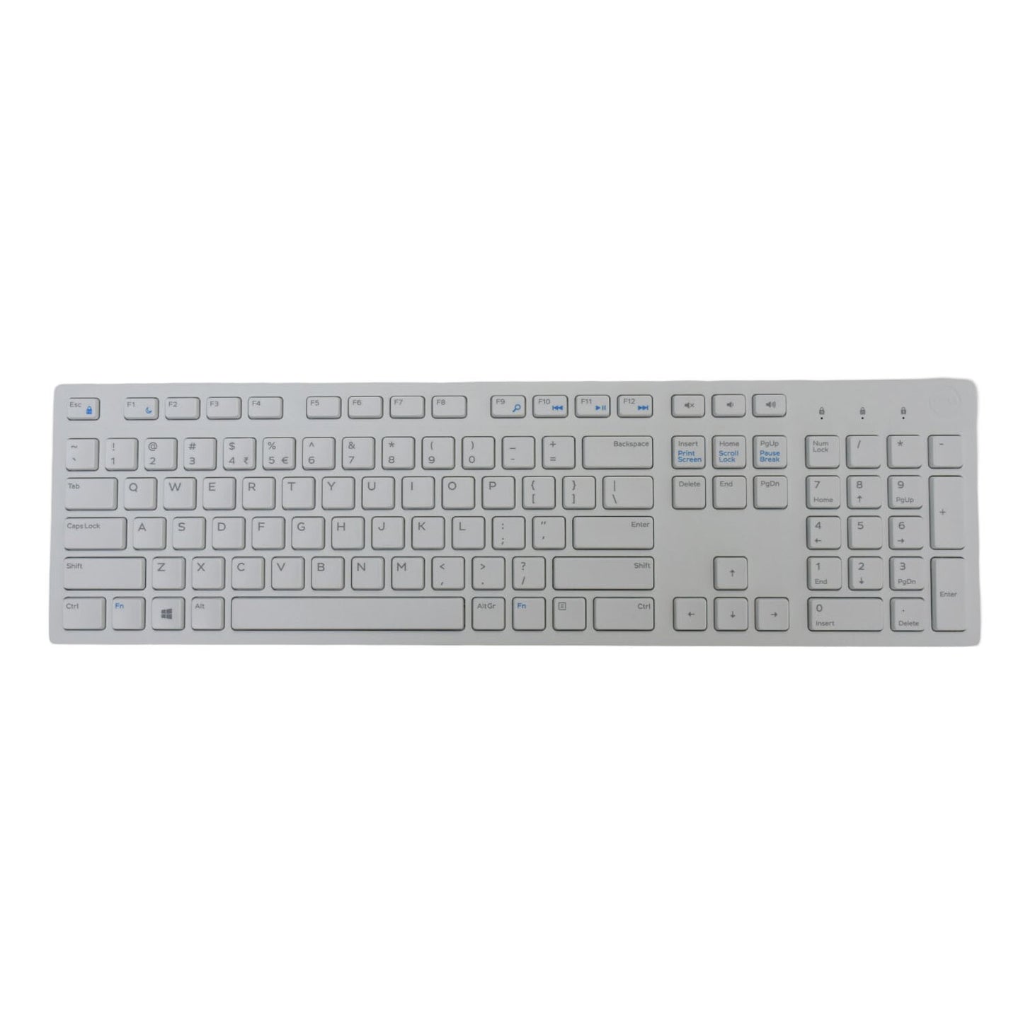 Lot of 5 Dell KM636 Wireless Keyboard & Mouse Set - White Compact QWERTY