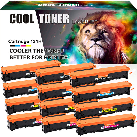 12PK Laser Toner Compatible With Canon 131 ImageCLASS MF8280Cw MF624Cw MF628Cw