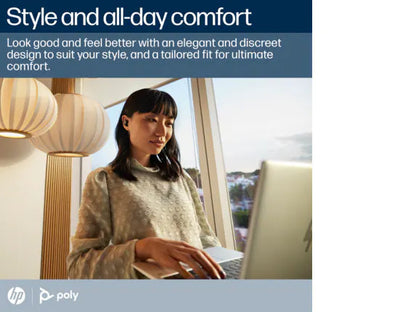 Poly Voyager Free 20 Black Earbuds +Basic Charge Case