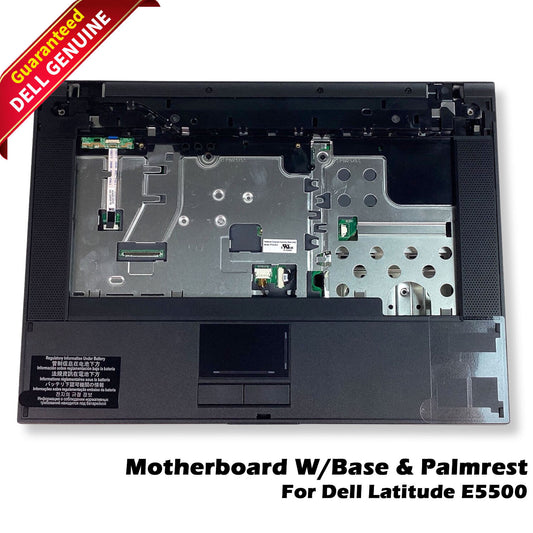Genuine Dell OEM Latitude E5500 Motherboard With Base & Palmrest Assembly C600D