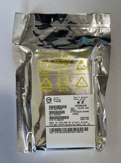 NEW HITACHI HTS543225L9SA00 5K320-250 250GB SATA 2.5INCH LAPTOP HARD DISK DRIVE