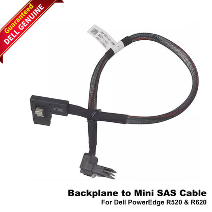 Lot x 2 Dell PowerEdge R520 R620 Backplane To Mini SAS Cable YKG9C 0YKG9C (NOT FOR HOME PC)