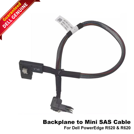 Lot x 2 Dell PowerEdge R520 R620 Backplane To Mini SAS Cable YKG9C 0YKG9C (NOT FOR HOME PC)