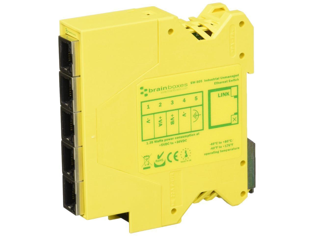 Brainboxes SW-505 CH Brain|SW-505 R Network Commercial