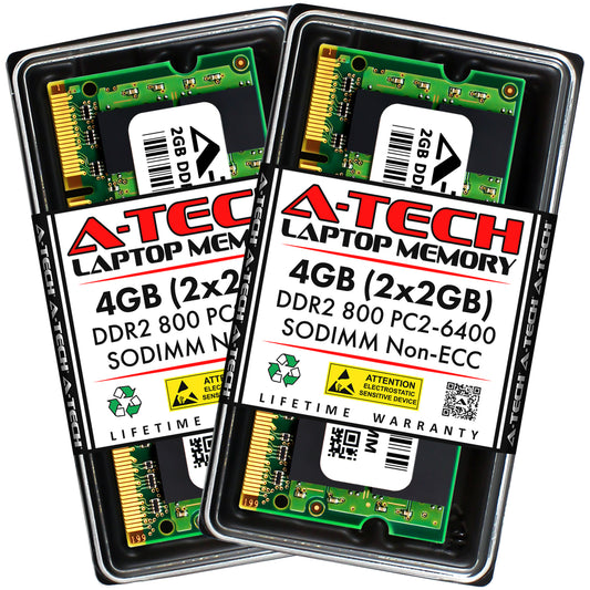4GB 2x2GB PC2-6400S Panasonic Toughbook Cf-74J Cf-74K 74 Mk3 Cf-74 Memory RAM