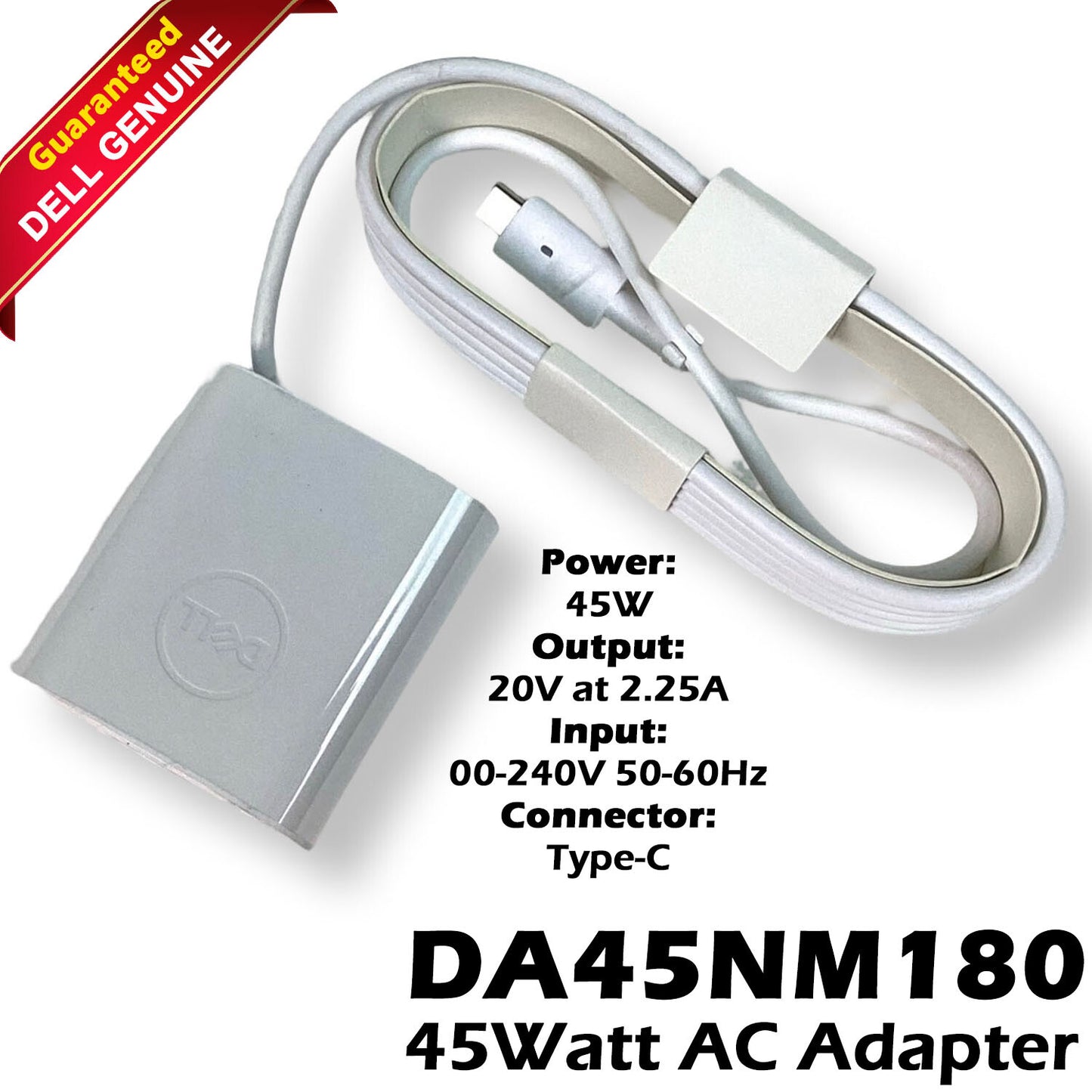 Genuine Dell Chromebook 3100 20V 2.25A 45W AC Power Adapter Charger 0XRK4D XRK4D