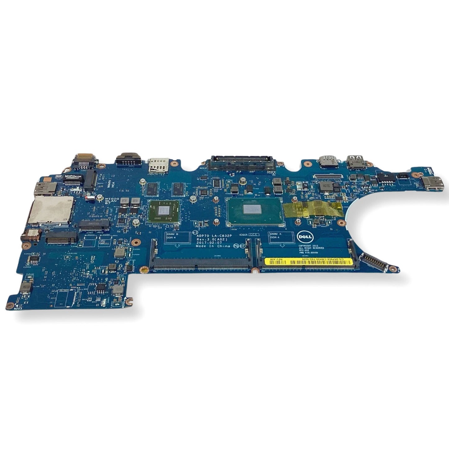 Dell Latitude E5470 Motherboard i5-6440U 2.6GHz Discrete AMD Graphics KP60X