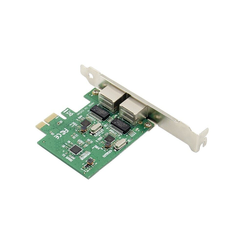 X-MEDIA XM-NA3820 | 2-Port Dual 1000Mbps Gigabit PCI Express PCIe Network Card