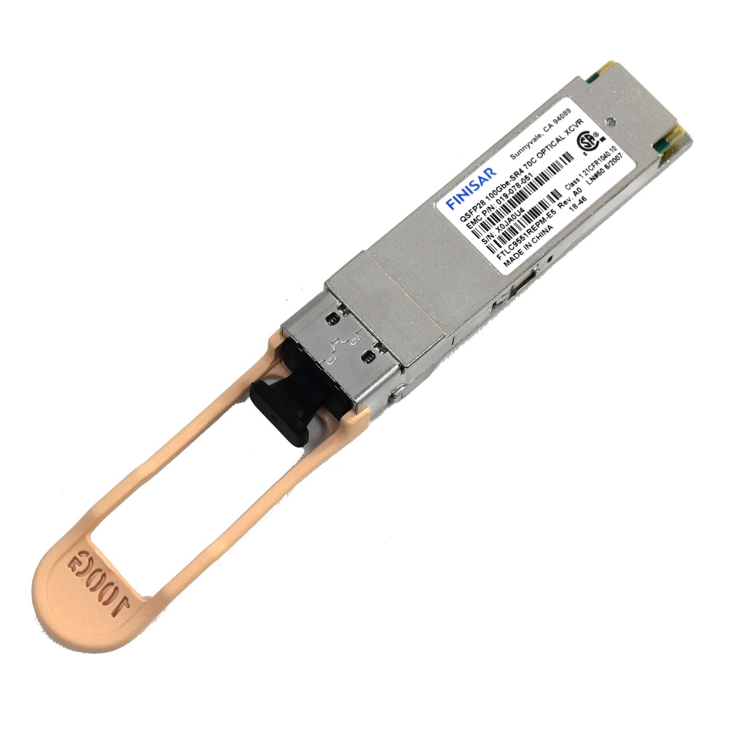 Finisar FTLC9551REPM-E5 100GbE QSFP28 100GBASE-SR4 MPO 850nm Transceiver