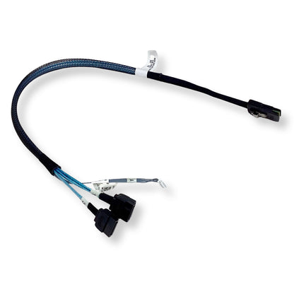 Lot of 2 Dell mini SAS to 3x Straight Sata cable XV676 0XV676 CN-0XV676 (NOT FOR HOME PC)