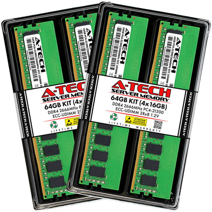 64GB 4x 16GB PC4-2666 ECC UDIMM Lenovo ThinkStation P320 Tower Memory RAM (NOT FOR HOME PC)