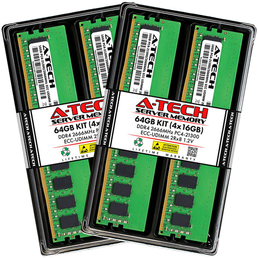 64GB 4x 16GB PC4-2666 ECC UDIMM Lenovo ThinkStation P320 Tower Memory RAM (NOT FOR HOME PC)