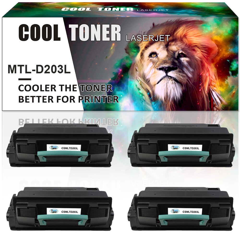 4PK 203L Toner Compatible With Samsung MLT-D203L M3370FD M3870FD M3870FW M4070FR