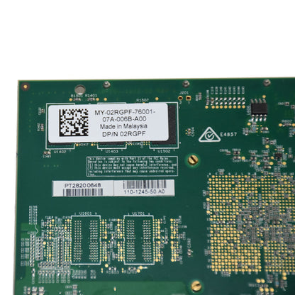 Dell Chelsio T540-BT Quad-Port 10GbE RJ45 PCIe Low Profile Network Adapter 2RGPF