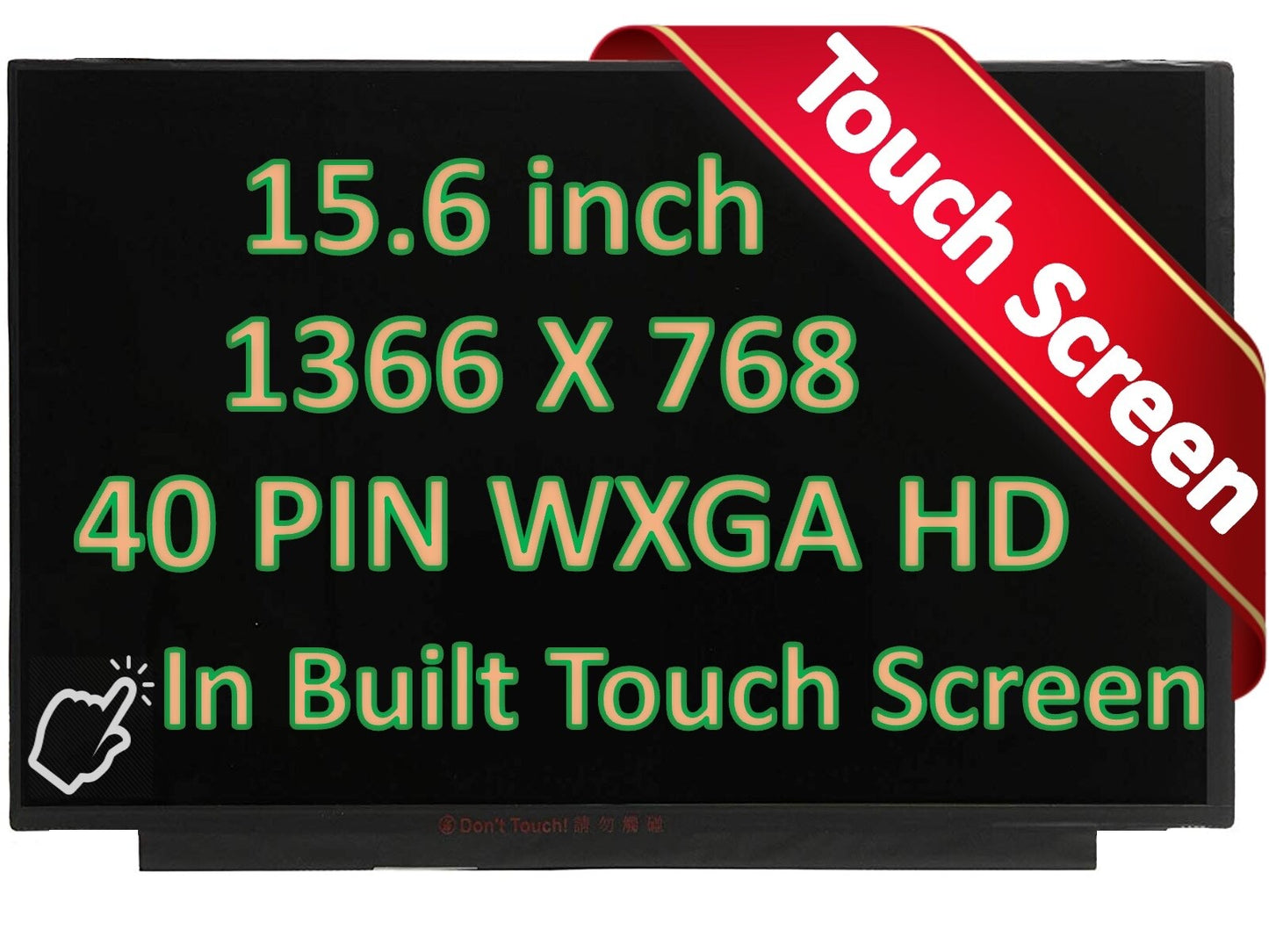 HP M40934-001 40pin Touch HD 1366x768 Glossy LCD Screen LED Display 15.6" NEW
