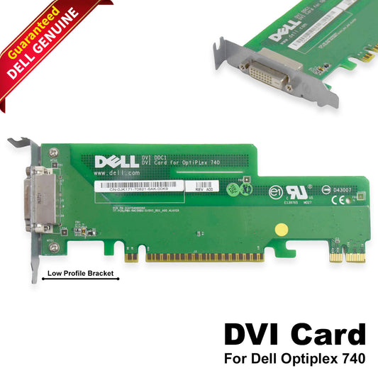 Dell OptiPlex 740 Graphics Card - 256MB DDR2 PCIe DVI VGA ATI DirectX 9 JK171