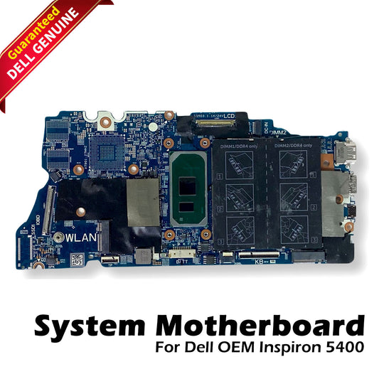 New Dell OEM Inspiron 5400 2-in-1 Intel Core i3-1005G1 1.2GHz Motherboard NGHCH
