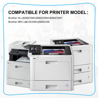 3PK Color Toner Compatible With Brother TN431 HL-L8360cdw MFC-L8900cdw L8610cdw