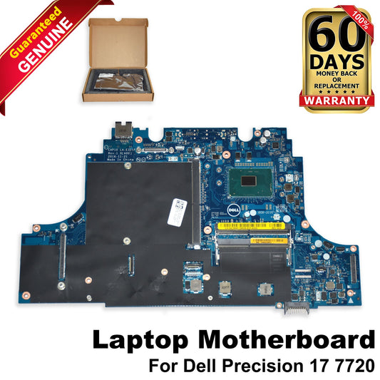 Dell Precision 17 7720 Motherboard i7-7700HQ Quad-Core 2.8GHz LA-E321P 4C8W8
