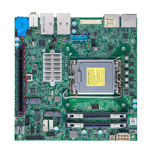SuperMicro X13SAV-LVDS Motherboard - Mini ITX, Alder Lake PCH Q670E, LGA1700