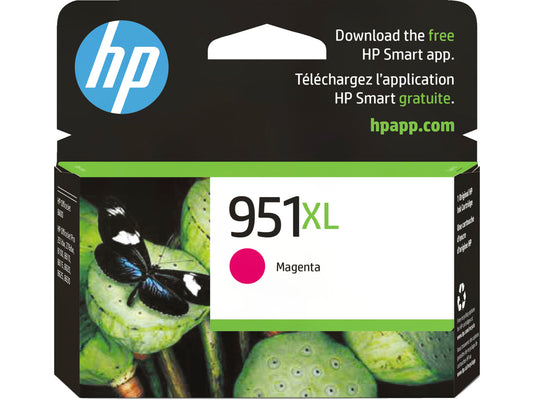 HP 951XL High Yield Magenta Original Ink Cartridge, ~1,500 pages, CN047AN#140