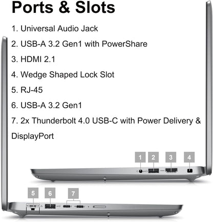 Dell Latitude 5450 14" FHD Core Ultra 5 135U 16GB 256GB SSD IR FPR 4G Capable