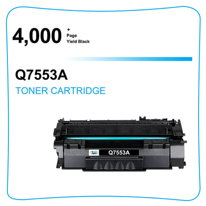 10 Pack Q7553A Black Toner Cartridge For HP LaserJet M2727nfs MFP P2014D P2014N