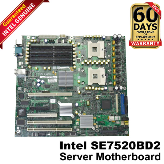 New Intel SE7520BD2 E7520 Chipset Dual Socket-604 6 Slots Motherboard C44688-801